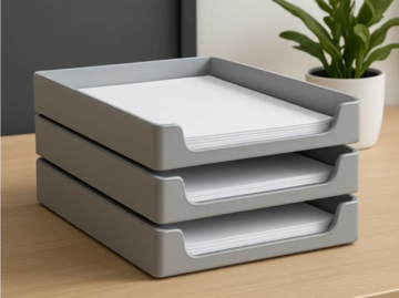  Stackable paper organizer